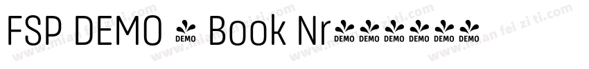 FSP DEMO - Book Nr字体转换